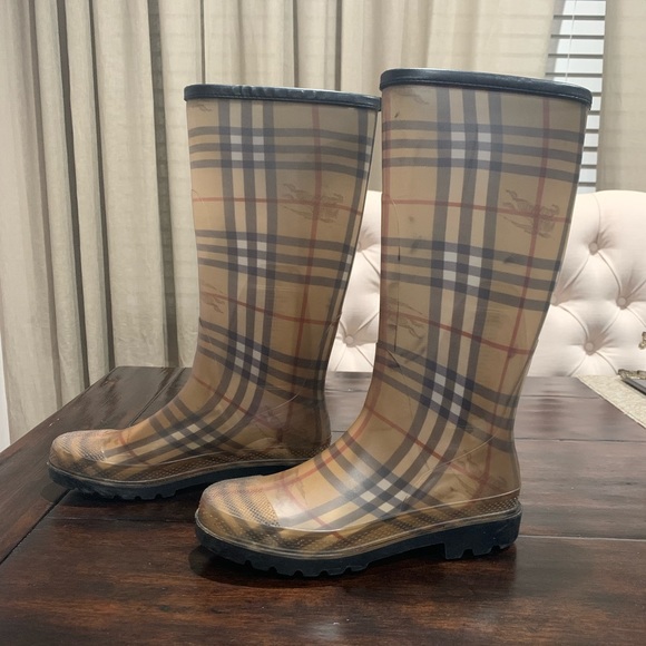 Burberry Plaid Rain boots ☔️ Euro 41 - Picture 3 of 10